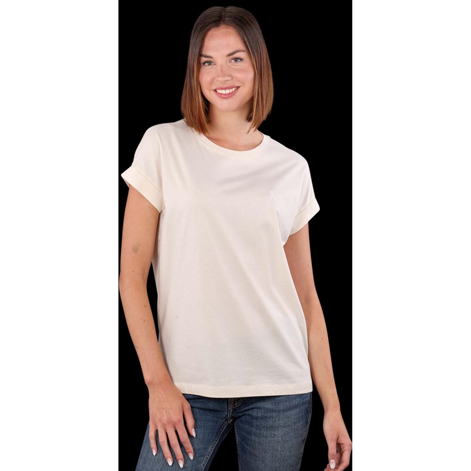 Armedangels, Damen, Shirt, Women's Idaa Logo, Beige, (XXL)