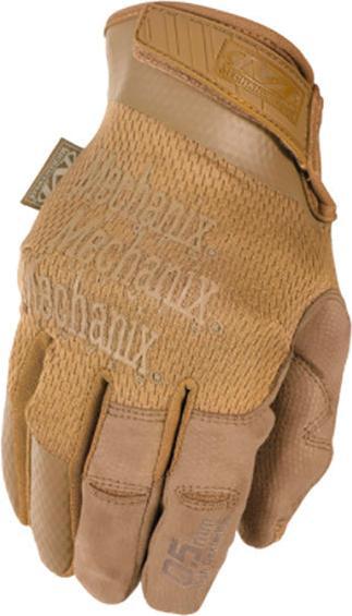 Actual product image Mechanix Wear Gloves Mechanix Specialty 0.5 Coyote XXL. 0.5 mm thick palm. Velcro closure, synthetic leather (XXL)