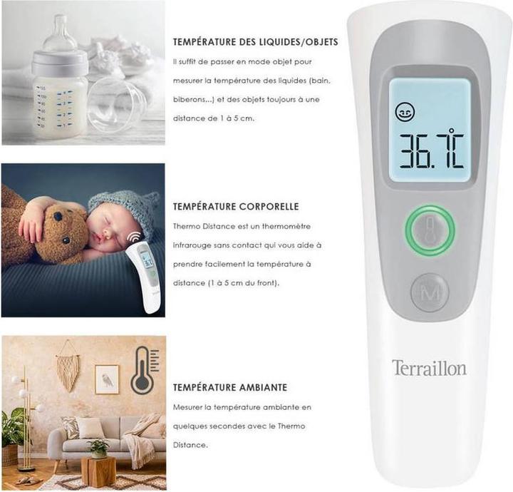 Image du produit Terraillon distance thermique (Front, Sans contact)