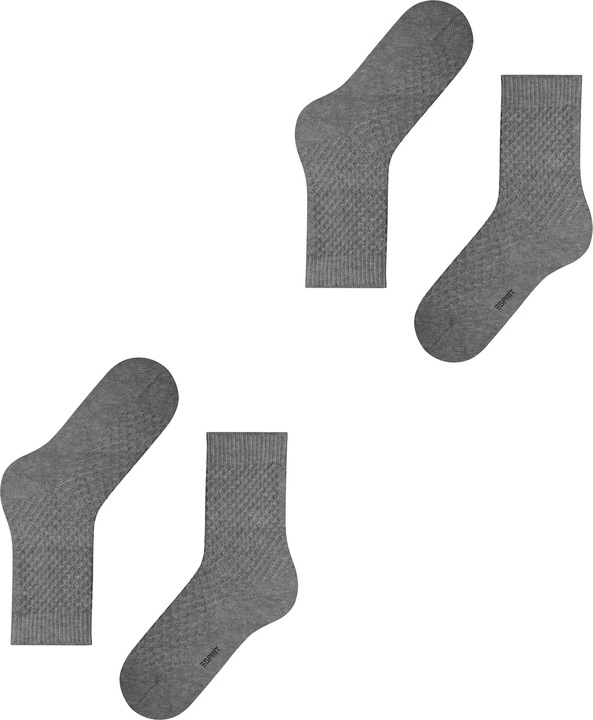 Immagine prodotto Esprit Diamond Knit 2-Pack Donna (Confezione da 2, 39 - 42)