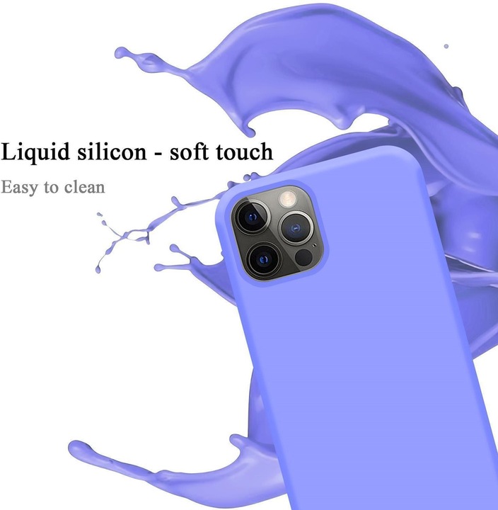 Actual product image Cadorabo TPU Liquid Silicone Case Cover (Apple iPhone 13 Pro)