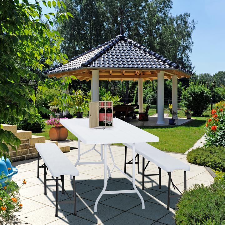 Actual product image Relaxdays 2x beer bench