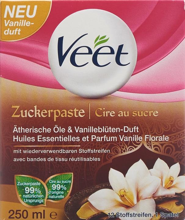 Image du produit Veet Pâte de sucre sucrée fleur de vanille (250 ml, 1 x, 440 g)