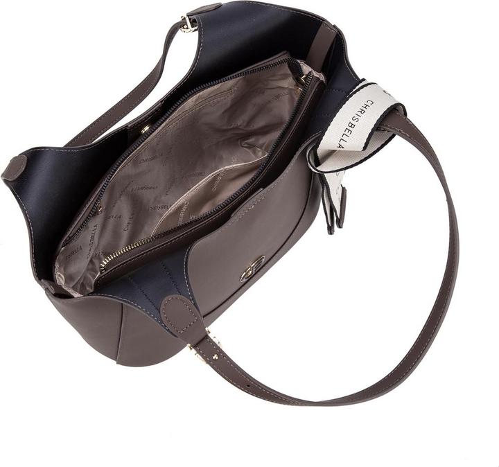 Image du produit Chrisbella Damen Schultertasche - Modell Lumina Chic - 100% Polyurethan - 37.0 X 12.0 X 29.0 Cm