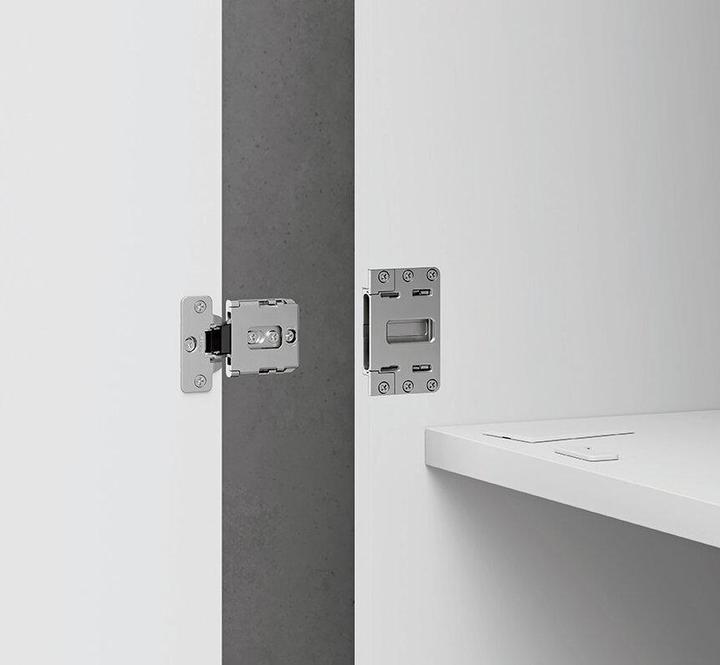 Actual product image Salice Conecta Scharnier, Holztür, vernickelt m