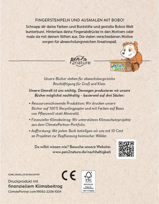 Produktbild Bobo Siebenschläfer Mein Fingerstempel-