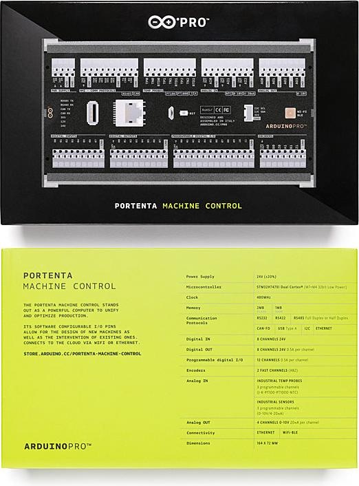 Actual product image Arduino Expansion board Portenta Machine Control