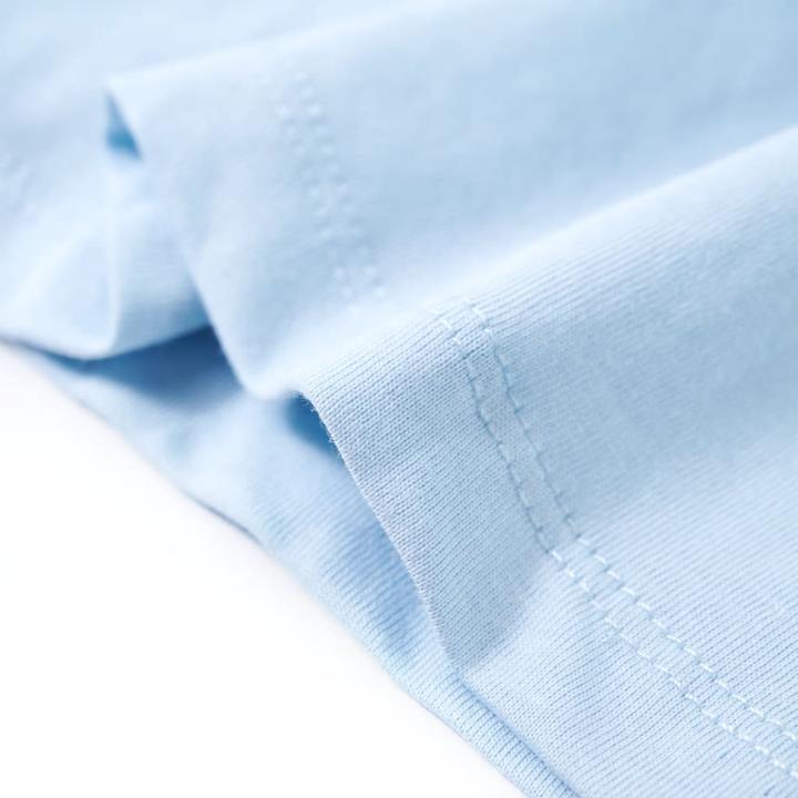 Immagine prodotto vidaXL Maglietta da bambino azzurro 116,Materiale: 100 % cotone,Colore (116)