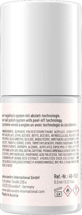 Immagine prodotto Alessandro ALESSAN Striplac UV Colo Heav Nude 6.5ml (102 Cielo Nudo Shimmer, Vernice UV gel)