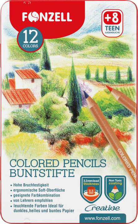 Produktbild Fonzell Farbstifte Creative in Metallschachtel (12x)