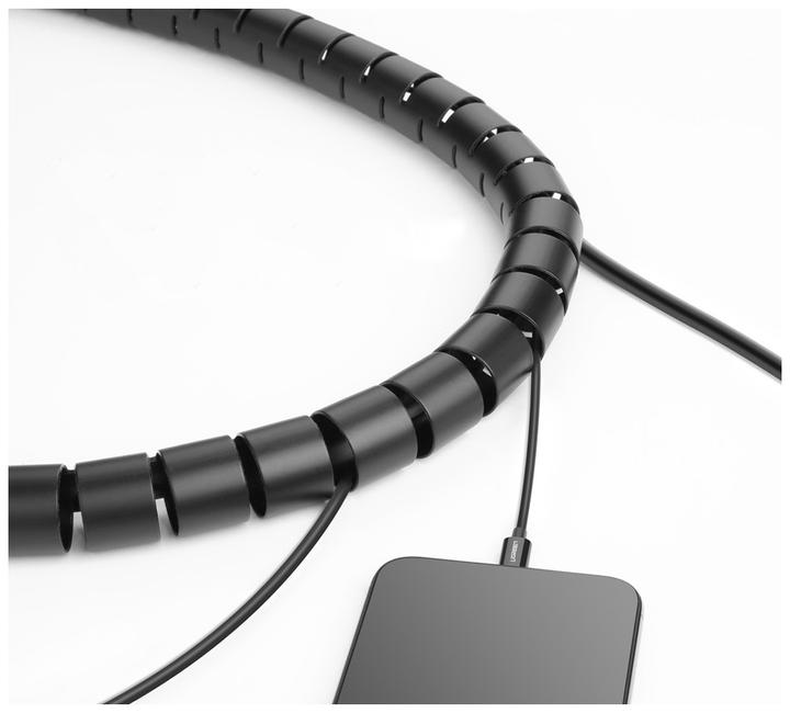 Produktbild Ugreen Flexibler Kabelkanal Cable Zipper Management 5m (Kabelspiralschlauch, 500 cm)