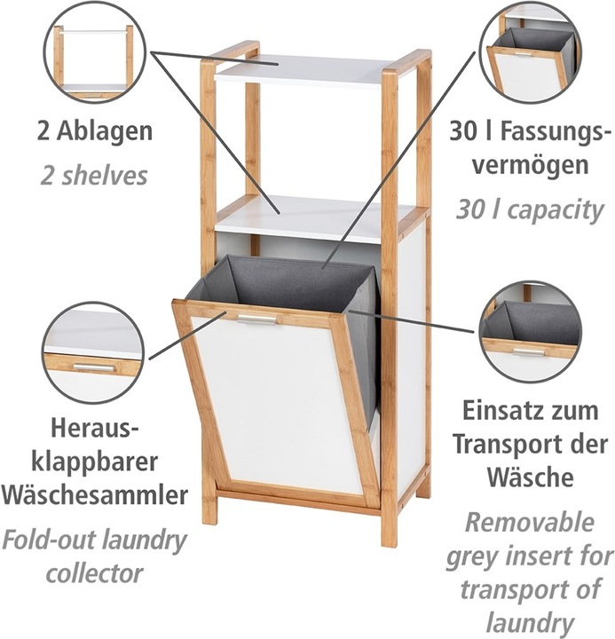 Produktbild Wenko Finja (40 x 30 x 95 cm)