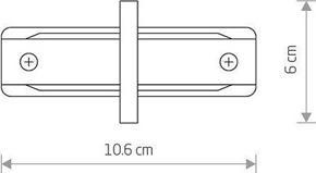 Produktbild Nowodvorski Verbinder für Unterputzschiene 8968