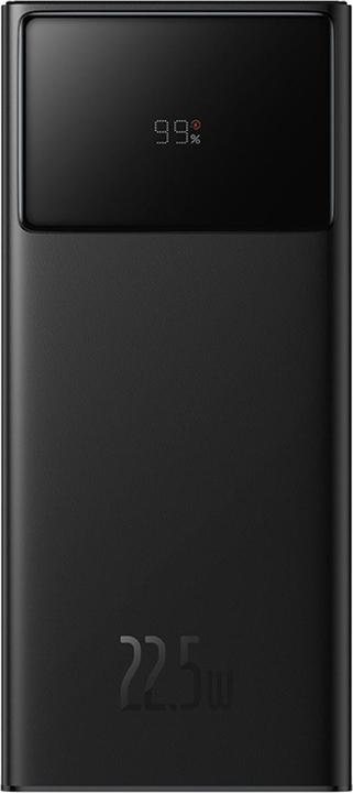 Image du produit Baseus - Power Bank EnerFill FP41 (E0027K00) - Type-C, 2x USB-A, 30000mAh, 22.5W, QC + PD - Noir (30000 mAh, 22.50 W)