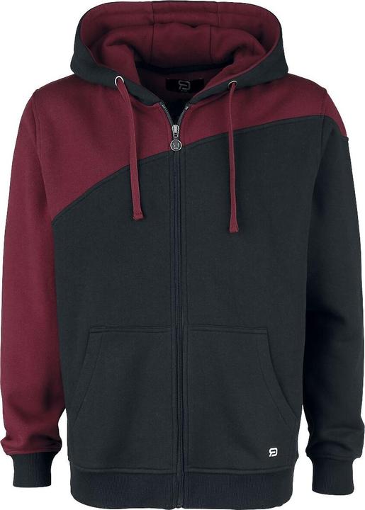 Produktbild RED by EMP Hoody Jacket rot- schwarz (S)