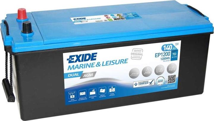 Actual product image Exide Dual/Start AGM (12 V, 140 Ah)