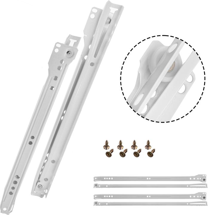 Produktbild Helpmate Rollschubführung 300 mm, Teilauszug, 1 Paar