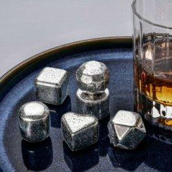 Actual product image Xiaomi Circle Joy Stainless Steel Ice Cubes (6pcs) Silver EU 3033905 (Whisky stones)