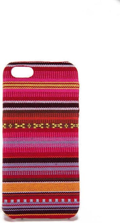 Produktbild König Design Handyhülle aus Stoff Case für Apple iPhone 5 / 5s / SE Cover Etuis Bumper Bunt (Apple iPhone 5)