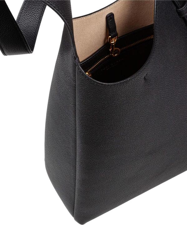 Produktbild Tory Burch romy small leather hobo bag, black
