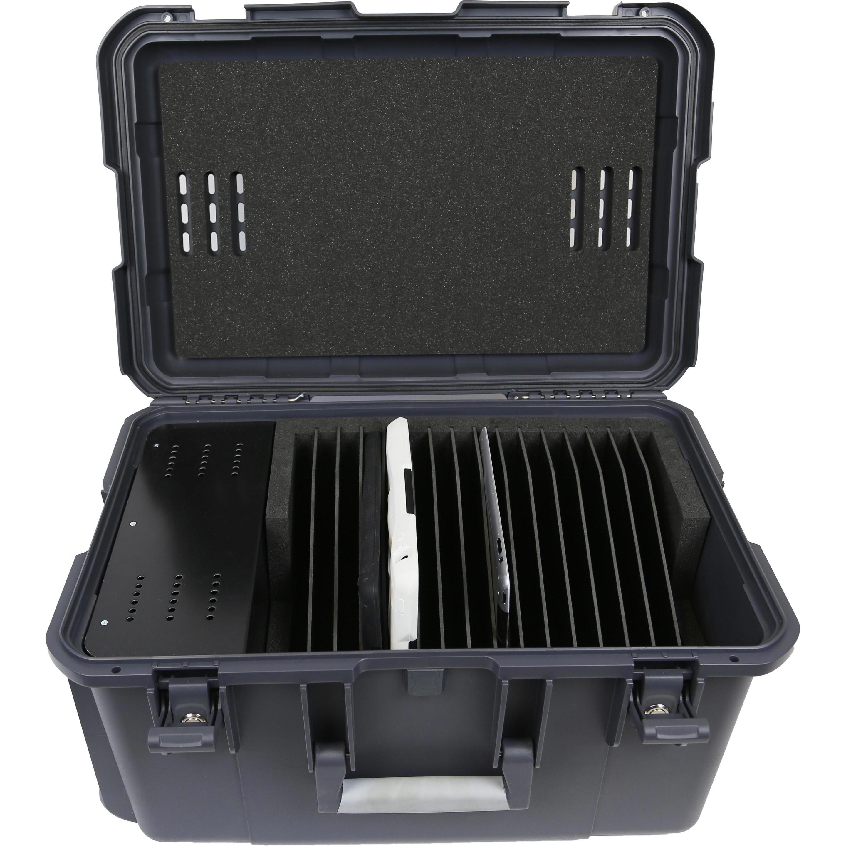 Thumbnail - Leba NoteCase for 16 tablets, with, Notebookwagen, Grau