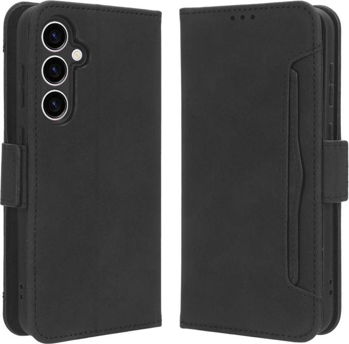 Image du produit Cover-Discount Galaxy S23 FE - Etui avec de nombreux rangements pour cartes noir (Samsung Galaxy S23 FE)