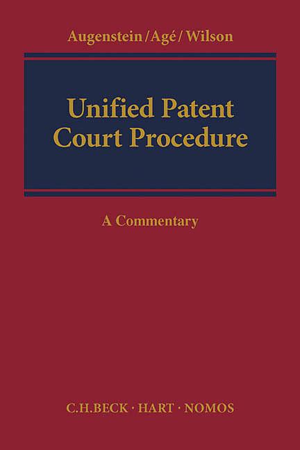 Produktbild Unified Patent Court (Englisch, Alex Wilson, Christof Augenstein, Sabine Agé, 2025)