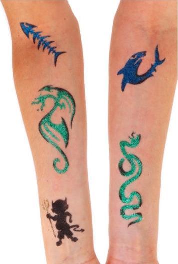 Produktbild Ybody Knaben Glitzertattoo Bio Set