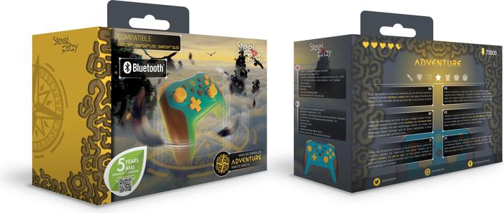 Actual product image Steelplay Adventure Wireless Controller (Switch OLED, Switch Lite, Switch)