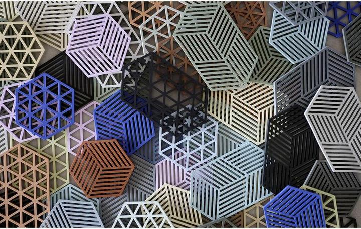 Produktbild Zone Denmark Triangles Light Terracotta, 24 cm (1x)