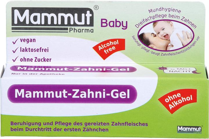 Image du produit Mammut Zahni-Gel Baby soin triple pour la dentition, 10 ml de gel (1 x, 10 ml)