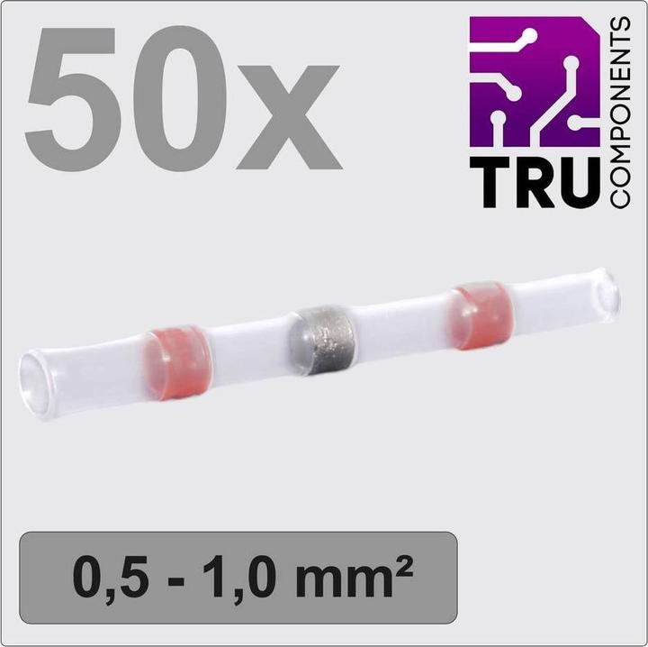 Tru Components TC-12888420 Stossverbinder mit Schrumpfschlauch 0.5 mm² 1.0 mm² Vo