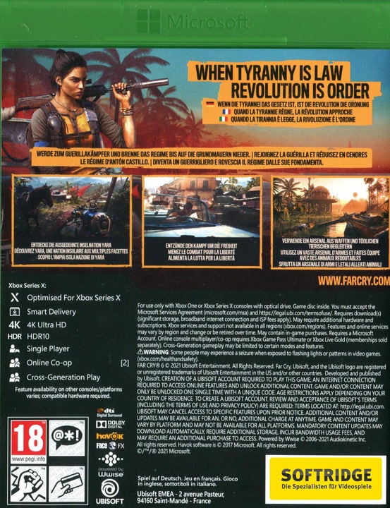 Image du produit Ubisoft Far Cry 6 (Xbox Series X, Xbox One X, Multilingue)