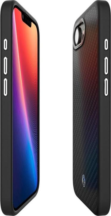 Actual product image Spigen Enzo Aramid MagSafe iPhone 16e Case - Black (Apple iPhone 16e)