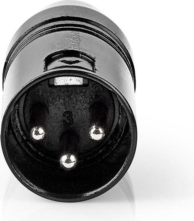 Image du produit Nedis COTP15930BK Adaptateur XLR 3 broches, mâle, femelle, métal