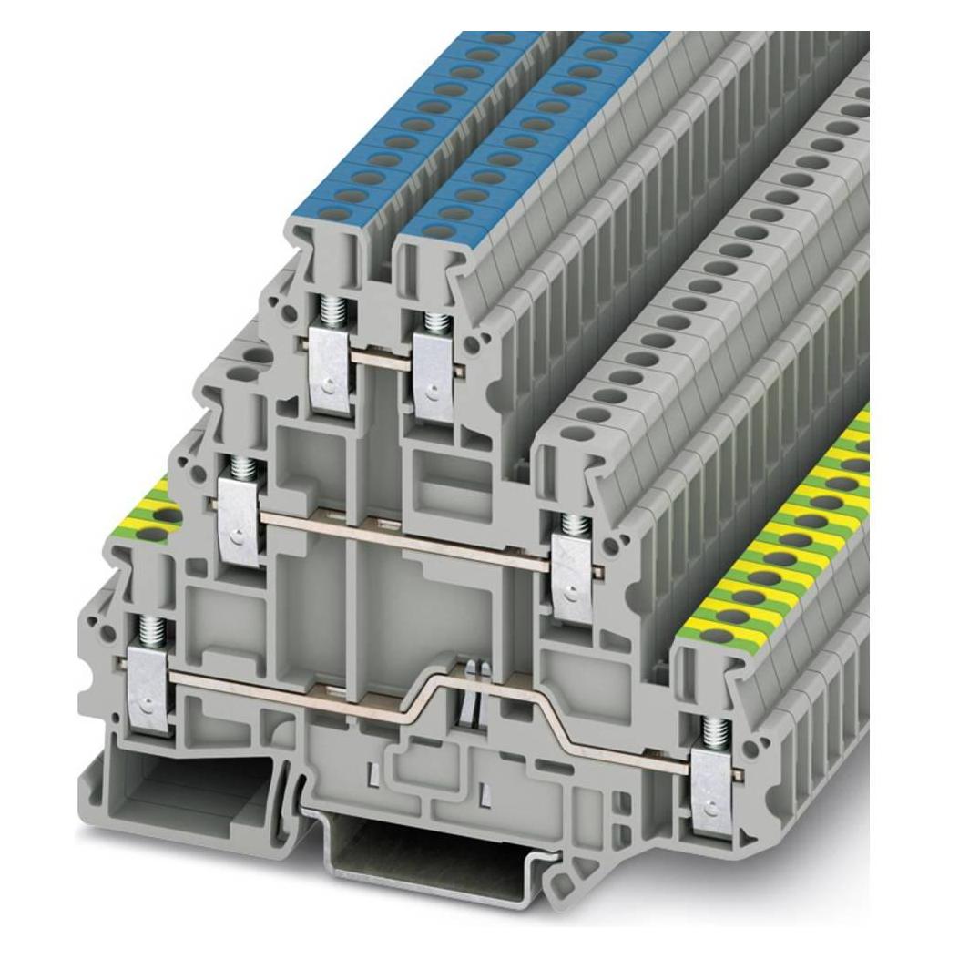 Phoenix Contact Grigio Ut 2.5-Pe/L/N, Cavo + Spina Elettrica,