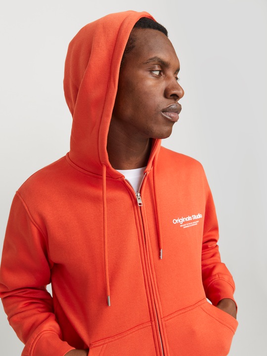 Produktbild Jack & Jones Gedruckt Kapuzenpullover mit Reissverschluss Kapuzenjacke (S)