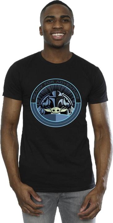 Image du produit Star Wars - T-shirt THE MANDALORIAN GROGU READY FOR ADVENTURE - Homme (5XL)