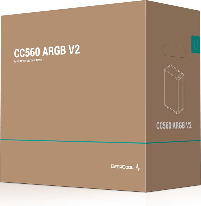 Productafbeelding Deepcool CC560 ARGB V2 bk (Mini-ITX, mATX, ATX)