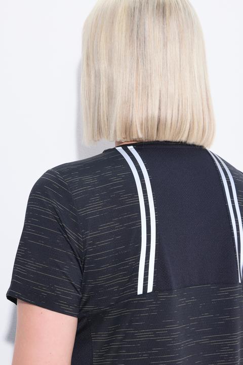 Produktbild Ulla Popken Funktionsshirt, Mesheinsätze, V-Ausschnitt, Halbarm (56)