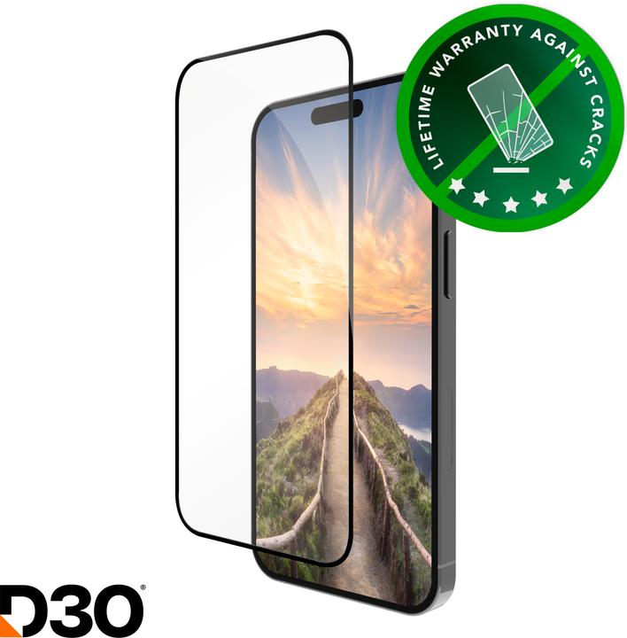 Produktbild dbramante1928 eco, Apple, iPhone 16 Plus/15 Plus, Staubresistent, Kratzresistent, Schwarz, Transpare (1 Stk., Apple iPhone 15 Plus, Apple iPhone 16 Plus)