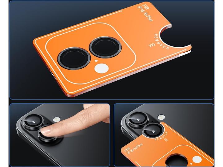 Produktbild Screenguard Camera Lens Protector Schutzglas Apple iPhone 16 Plus (1 Stk., Apple iPhone 16 Plus)