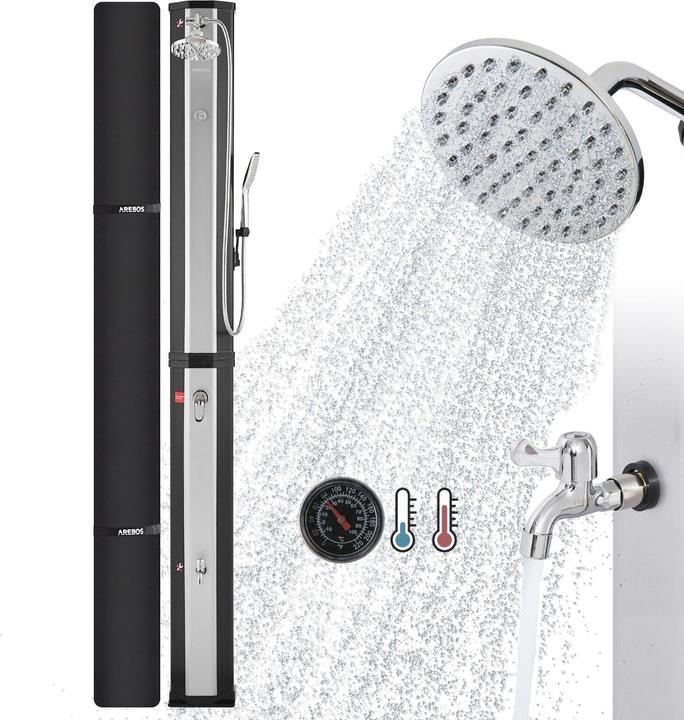 Produktbild Arebos Solardusche mit Handbrause