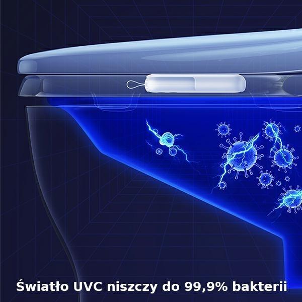 Produktbild Usams Lampa do dezynfekcji toalety UVC reczna sterylizator bialywhite ZB210XDH