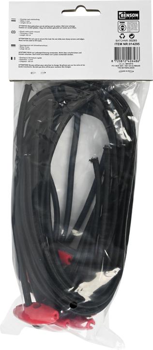 Actual product image Benson Elastic with quick-closure 5 mm x 60 cm 8 pieces (8 pcs.)