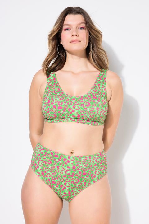 Immagine prodotto Studio Untold Slip del bikini a vita alta con stampa leopardata (50)