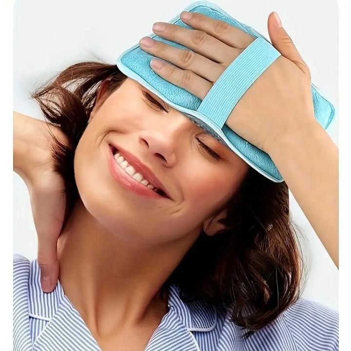 Produktbild ASMI Wiederverwendbares Gel Pearl Ice Pack – Cold Kompresse mit Stoffrückseite (1 x)