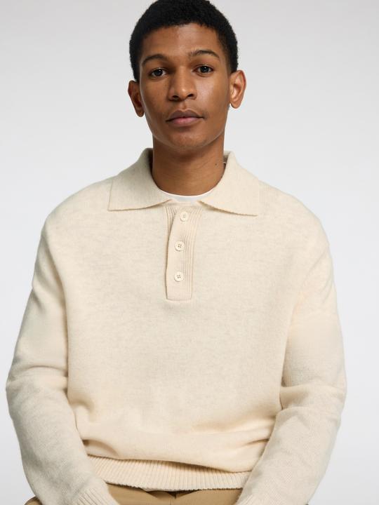 Produktbild Selected 100% Woll Polohemd aus Strick (M)