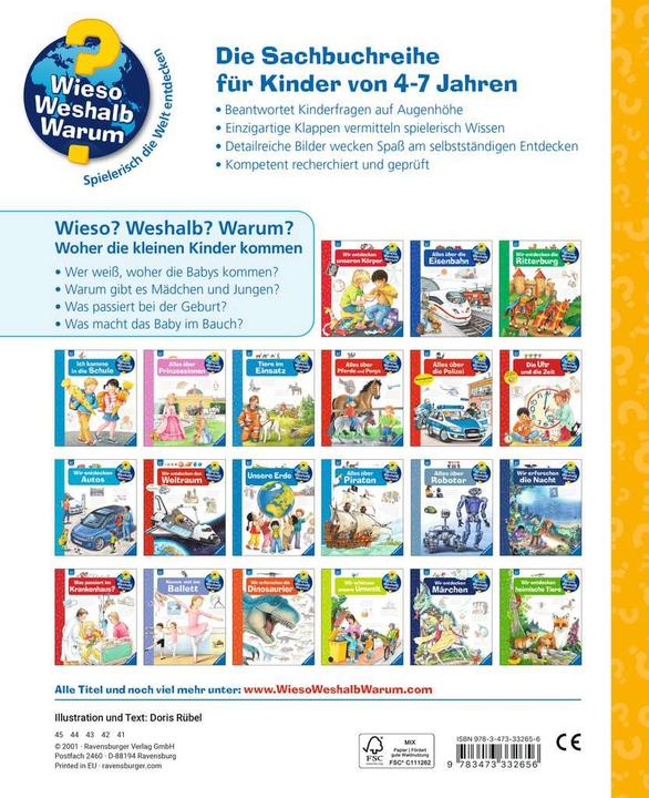Produktbild Ravensburger Woher die kleinen Kinder kommen (Deutsch, Doris Rübel, 2015)