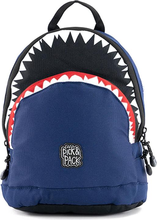 Actual product image Pick & Pack Shark Shape Backpack (22 x 31 x 11 cm) - Navy